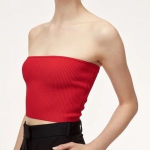 RED TUBE TOP SIZE BABATON SIZE M